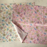 ２色セット：ランチクロス／お弁当包み（メルヘンミュージック柄）、入園入学、受注制作