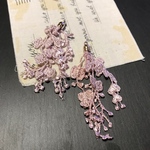 10個✦レースフラワータッセルチャーム