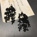 10個✦レースフラワータッセルチャーム