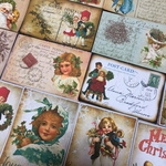 ＊67. ヴィクトリアン ヴィンテージ クリスマス ❁⃘*.゜フレークシール