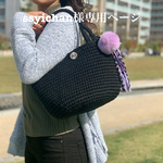 ssyichan様専用♥ブラック ビッグシンプルマルシェ