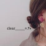 秋冬ピアス♡ピンク♫秋カラー(ˊ˘ˋ*)小ぶりピアス