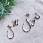 【年末20%OFF SALE】個性派♪パールピアス