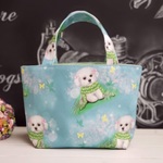 💖１０％ＯＦＦ💖miniトートバッグ（マルチーズ）