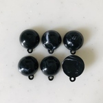 Black White Marble 16mm Cabochons