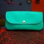 ✨限定色✨☆ふっくら財布☆ミントグリーン☆レザー☆本革☆長財布☆コインケース☆カードケース☆小銭入れ☆セミオーダー☆