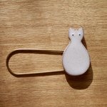 ねこのストールピン