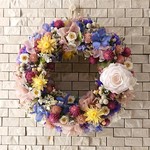 《naomi様オーダー品》ローズとセンニチコウのリース(21cm)