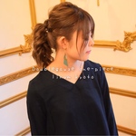 【Mサイズ】ゆるふわダブルガーゼで魅せる、着心地を追求した大人のVネックAラインフレアワンピース（ブラック）