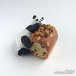 パンダ　ナッツパウンドケーキ　ミニチュア