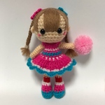 meimei1108様専用 チアガールちゃん♪ 女の子あみぐるみ
