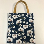 ミニバッグ▲▽▲ネイビー花柄