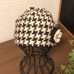 SALE！千鳥格子のニット帽