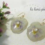 【　オーダー品　】　Violaピアス light purple