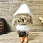 N様ご注文品『モヘヤ仕立てのミニっ子わんちゃん♪』