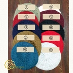 【送料無料】かぎ針編みのシンプルベレー