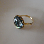 vintage 魅惑的な瞳のリング ヴィトレイルカラー