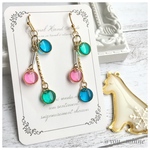 ornament circle/ピアス/ノンホールピアス/クリスマス