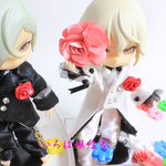 ねんどろいどどーるのお洋服♥コスチューム♥白王子♥サイドレース