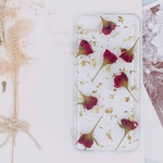 押し花 スマホケース 薔薇 バラ 蕾み 花びら 金箔入り iPhone ケース