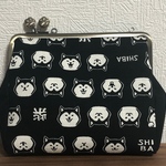 [オーダー品]肉球口金の柴犬がま口