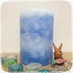 【SALE！300円OFF】● blue×white ● 涼を感じるキャンドル