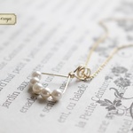 14kgf＊貝パール＊シンプルネックレス
