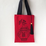 手刺繍ミニバッグ「チャイナガール」
