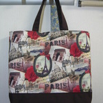 フランス生地　STOF社の生地「Elysee]トートバッグ