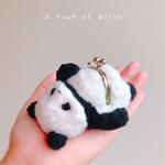 パンダ親子の🐼🐾がま口コインケース