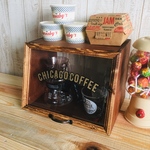 NEW カフェ風　ショーケース　S　テーマパークカフェ風 キッチンカウンター　(シカゴコーヒー)