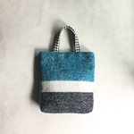差し色持ち手のトートバッグ(- moco moco wool -)