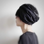 ターバンなヘアバンド　黒B