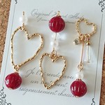 秋冬アシメピアス/イヤリング