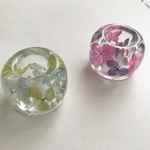 紫陽花の歯ブラシ立て ハンコスタンド