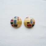 【paint＊circle pierce/earring】colorful