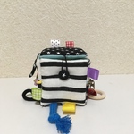 優しいカシャカシャ★布おもちゃ★タグ★ベビー★サイコロボール