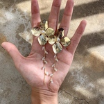 gold flower leaf