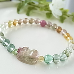 ★お値下げ★金運アップ/宝石質トルマリン ぷっくり可愛い貔貅 ヒキュウ◆A97②◆風水◆エネルギーの浄化/ストレス軽減◆