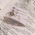 hair clip･:*+.gray