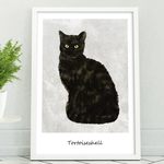 アートポスター/ Tortoiseshell　おしゃれインテリア・北欧、モノトーン好きの方に☆