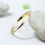 【1.0㎜】14kgf　Yellow gold filled アクセントリング／14kgf ／ピンキーリング 華奢　シンプルリング　ペアリング　重ね付け　リング＊指輪