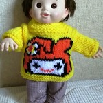 ぽぽちゃん★黄色いセーター（オレンジの髪）