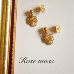 SALE！パンジーピアス＊イヤリング可