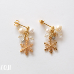 雪の結晶ピアス　クラシック