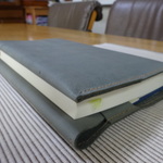 単行本用革のブックカバー　T-1