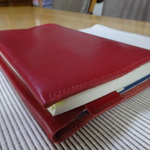 単行本用革のブックカバー　T-16