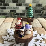 ガラスのミニクリスマスオブジェ　A