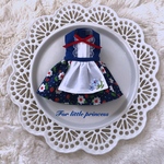 いちごとお花のエプロンワンピース♡リカちゃん♡ブライス
