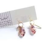 押し花がギュッと詰まったピアス/イヤリング